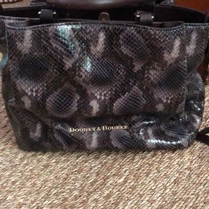 Snake print Dooney!